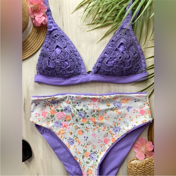 Maaji 🌸 Reversible Crochet Bikini Set - Picture 8 of 16
